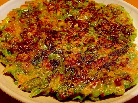 青ねぎをたっぷり食べられる☆ねぎ焼き